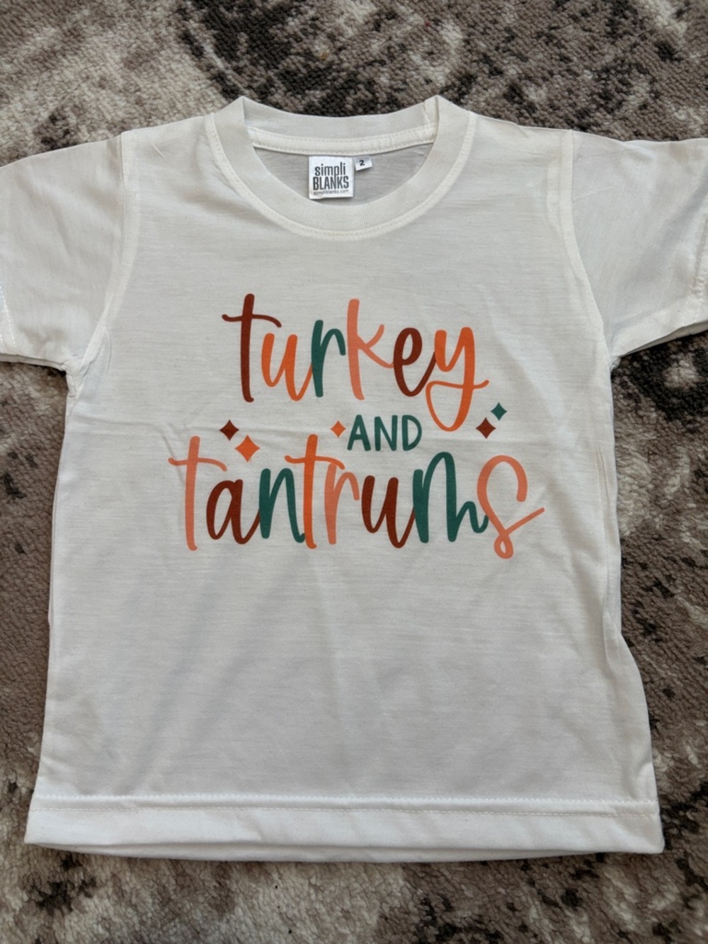 Turkey and Tantrums short sleeve